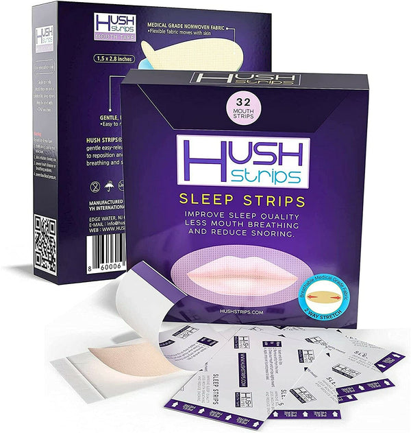 HUSH STRIPS 32 strips-"Made in Korea"Original and Snore Reducing Strips - Improve Sleep Quality